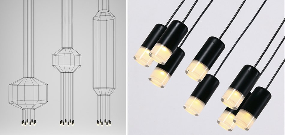 Люстра Wireflow Chandelier 0374 Suspension lamp Люстра Wireflow Chandelier 0374 Suspension lamp - Loft-Concept в Рязани
