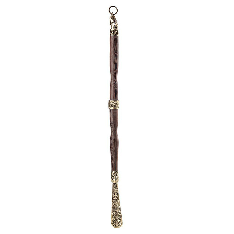 Ложка для обуви с декоративными вставками из бронзы Decorative Shoehorns Бронза Коричневый Ложка для обуви с декоративными вставками из бронзы Decorative Shoehorns Бронза Коричневый в Рязани | Loft Concept