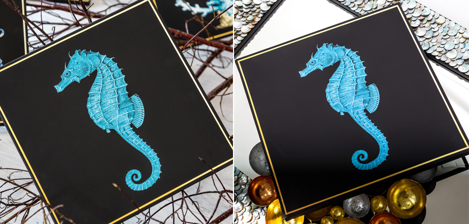 Постер Blue Sea Horse Poster Постер Blue Sea Horse Poster - Loft-Concept в Рязани