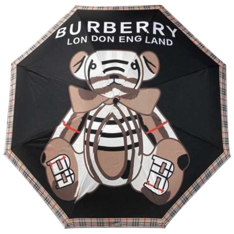 Зонт раскладной BURBERRY дизайн 005 Черный цвет Черный Коричневый Бежевый Зонт раскладной BURBERRY дизайн 005 Черный цвет Черный Коричневый Бежевый в Рязани | Loft Concept