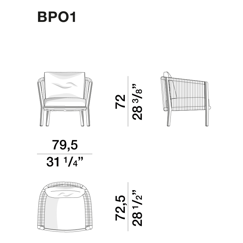 Дизайнерское уличное кресло из массива дерева с веревочной спинкой BOBOLI Armchair Дизайнерское уличное кресло из массива дерева с веревочной спинкой BOBOLI Armchair в Рязани