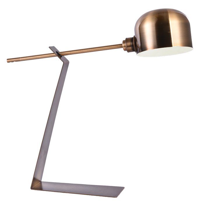 Рабочая лампа Brass Loft Table Lamp II Латунь Рабочая лампа Brass Loft Table Lamp II Латунь в Рязани | Loft Concept