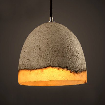 Подвесной светильник Art Concrete Pendant №9 Серый в Рязани | Loft Concept 