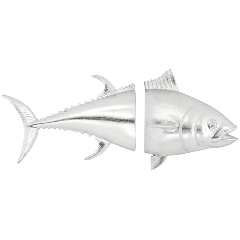 Аксессуар на стену Tuna Bisc. Silverleaf Серебряный Аксессуар на стену Tuna Bisc. Silverleaf Серебряный в Рязани | Loft Concept