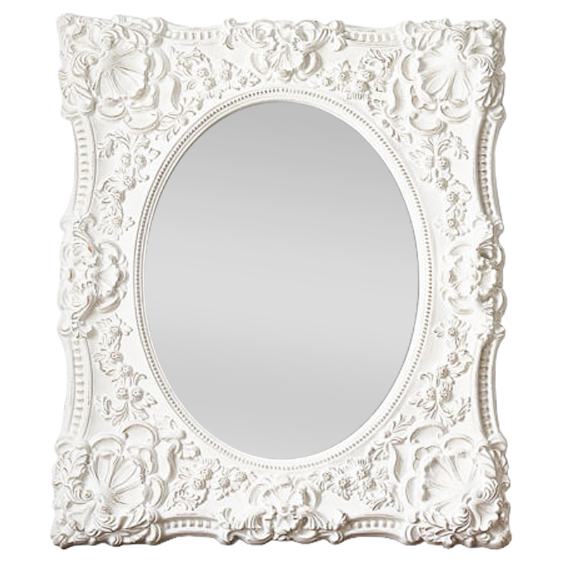 Зеркало Olivares Mirror Белый винтажная патина Зеркало Olivares Mirror Белый винтажная патина в Рязани | Loft Concept