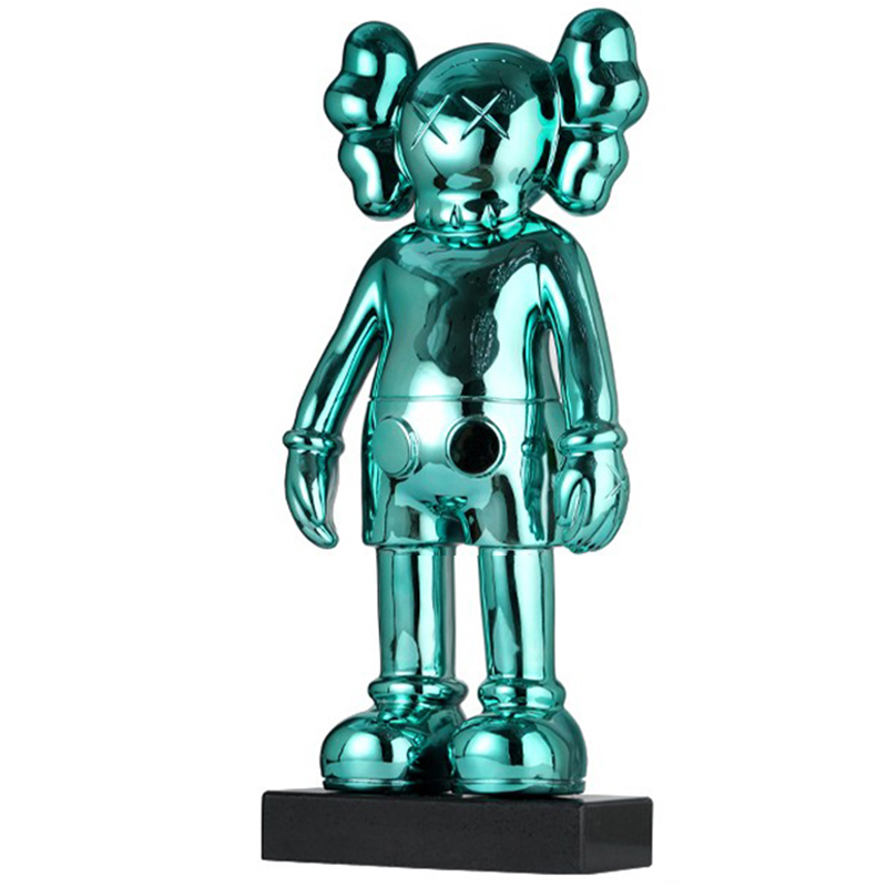 Статуэтка KAWS Turquoise on stand Бирюзовый Статуэтка KAWS Turquoise on stand Бирюзовый в Рязани | Loft Concept