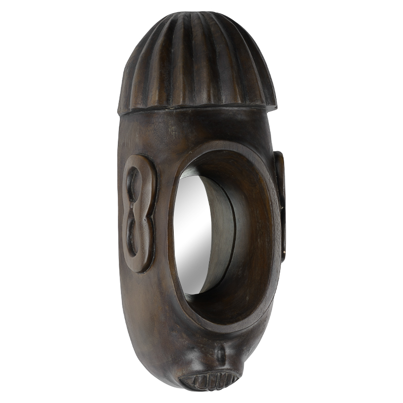 Зеркало Mirror African Cyclops Коричневый Зеркало Mirror African Cyclops Коричневый в Рязани | Loft Concept