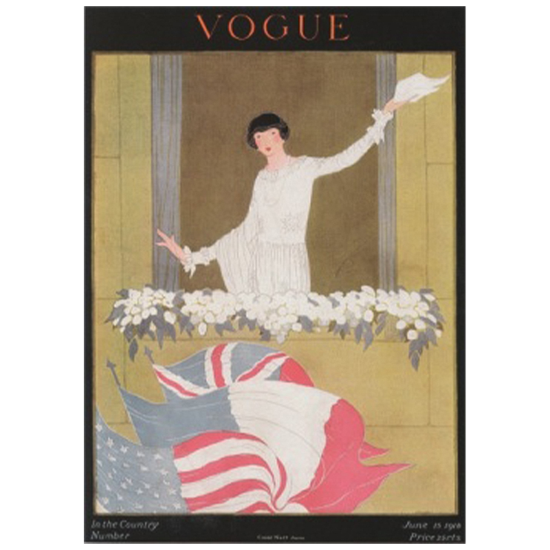 Постер Vogue Cover 1918 June  в Рязани | Loft Concept 