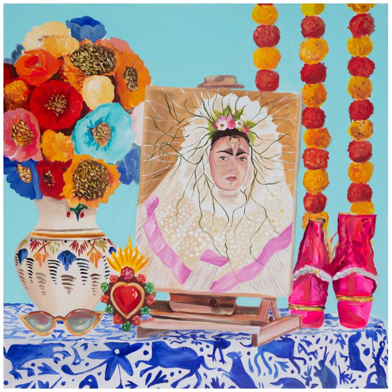Картина Frida Kahlo - In Her Shoes Мульти Картина Frida Kahlo - In Her Shoes Мульти в Рязани | Loft Concept