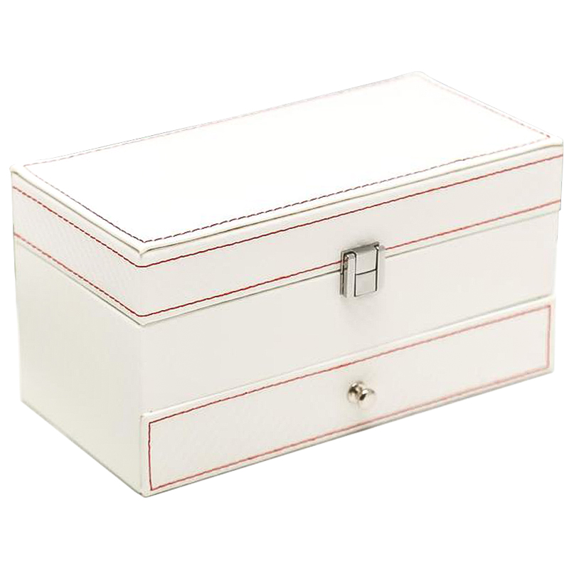 Шкатулка Alva Jewerly Organizer Box Белый Шкатулка Alva Jewerly Organizer Box Белый в Рязани | Loft Concept