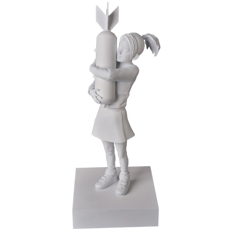 Статуэтка Banksy Bomb Hugger Sculpture White Белый Статуэтка Banksy Bomb Hugger Sculpture White Белый в Рязани | Loft Concept