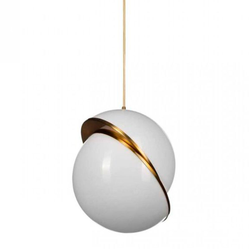 Подвесной Светильник Crescent Celling Lee Broom D 30 см Золотой Белый Подвесной Светильник Crescent Celling Lee Broom D 30 см Золотой Белый в Рязани | Loft Concept