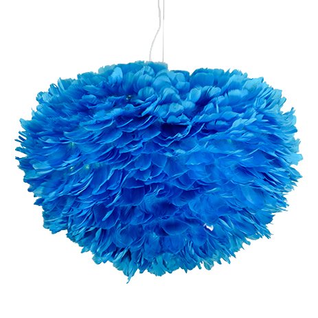 Люстра из перьев Plumage Blue Люстра из перьев Plumage Blue в Рязани | Loft Concept