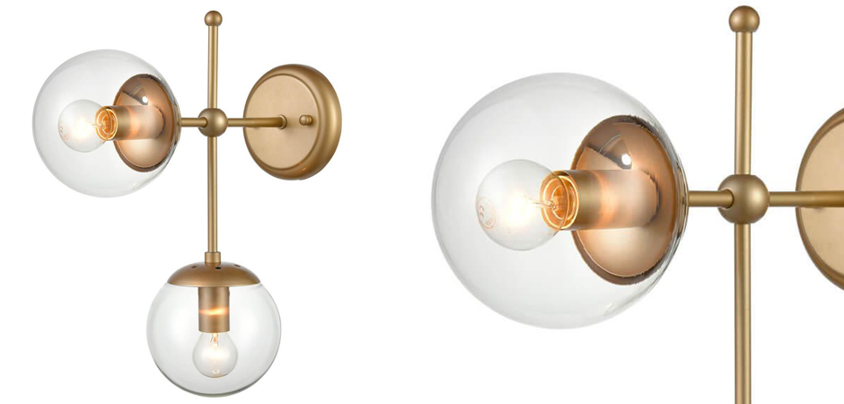 Бра Gold Balls Bra 2 Бра Gold Balls Bra 2 - Loft-Concept в Рязани