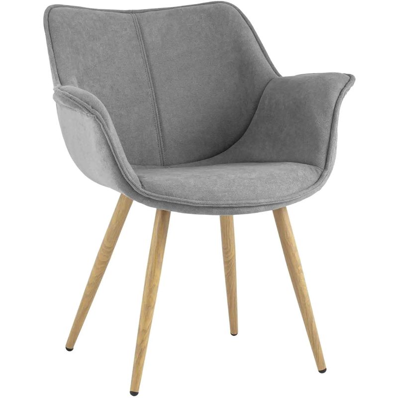 Стул Mason Chair Серый Ножки светлое дерево Серый Древесина в Рязани | Loft Concept 