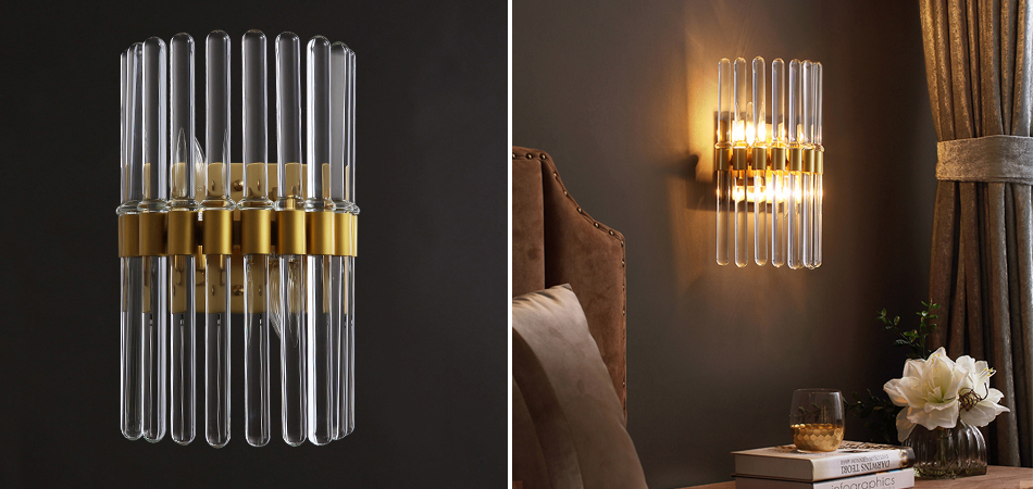 Бра Glass Tubes Sconces Бра Glass Tubes Sconces - Loft-Concept в Рязани