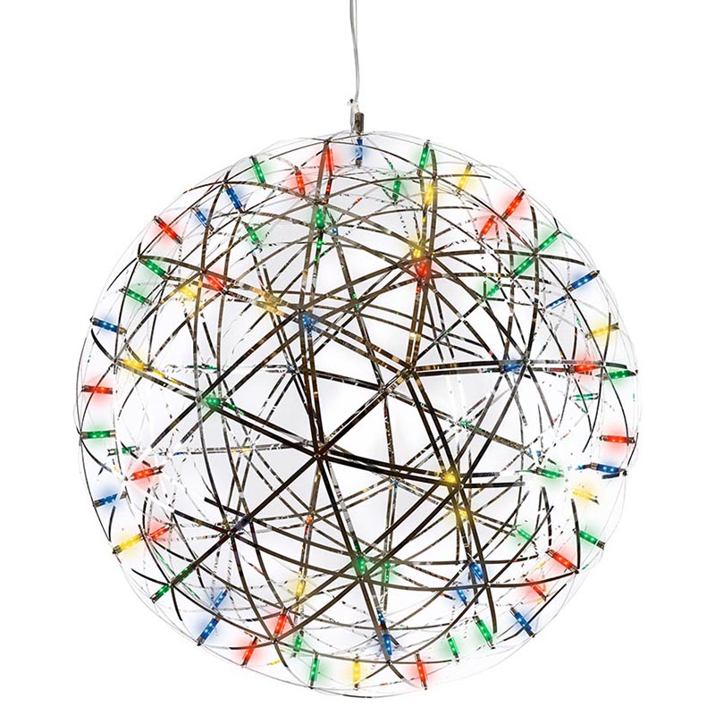 Люстра Moooi 3D Sphere Colored lamp L Хром Мульти в Рязани | Loft Concept 