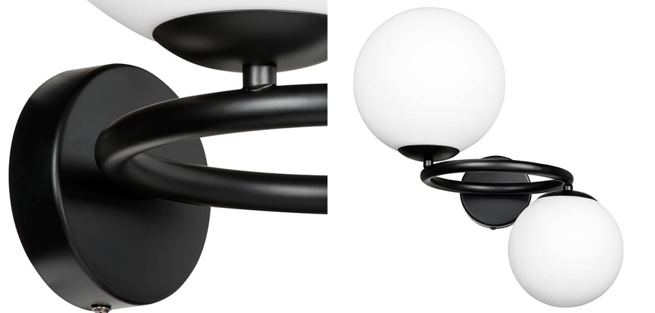 Бра Bubbles on Ring Sconces Black Бра Bubbles on Ring Sconces Black - Loft-Concept в Рязани