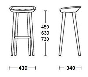 Барный стул Craig Bassam Tractor Counter Stool Барный стул Craig Bassam Tractor Counter Stool в Рязани