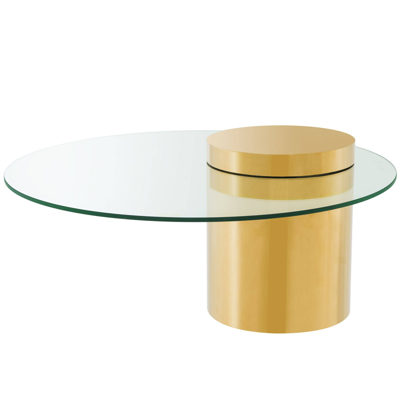 Кофейный стол Eichholtz Coffee Table Equilibre Глянцевое золото Прозрачный Кофейный стол Eichholtz Coffee Table Equilibre Глянцевое золото Прозрачный в Рязани | Loft Concept