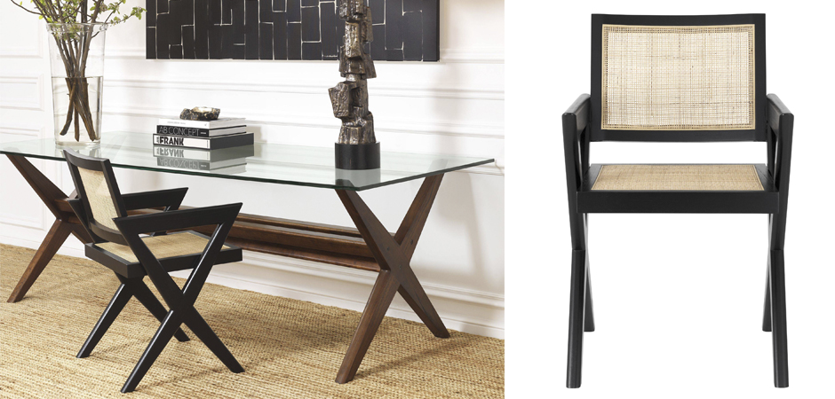 Стул Eichholtz Dining Chair Augustin black Стул Eichholtz Dining Chair Augustin black - Loft-Concept в Рязани