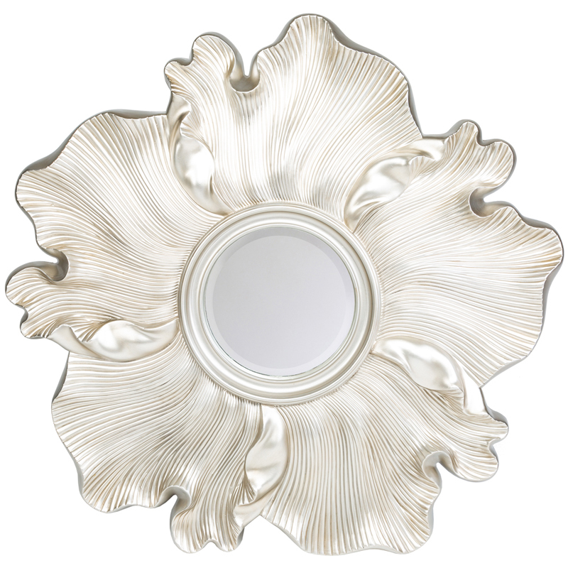 Зеркало Silver Flower Mirror Зеркало Серебряный Зеркало Silver Flower Mirror Зеркало Серебряный в Рязани | Loft Concept