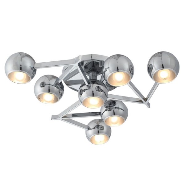 Потолочная люстра Galaxy Chandelier Chrome Хром Потолочная люстра Galaxy Chandelier Chrome Хром в Рязани | Loft Concept