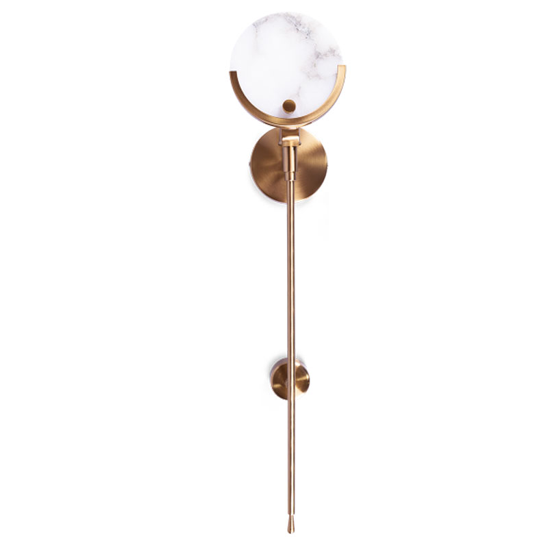 Бра Levanzo Sconce Золотой Белое матовое стекло Бра Levanzo Sconce Золотой Белое матовое стекло в Рязани | Loft Concept