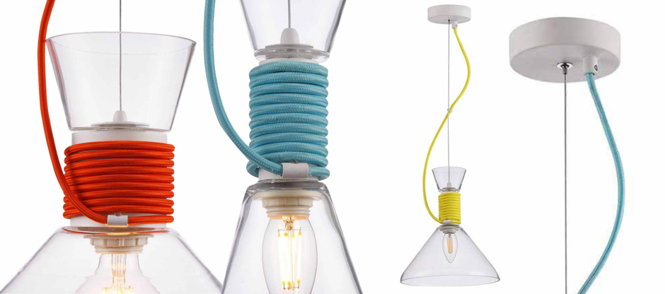 Подвесной Светильник Lamp With Multi-Colored Ropes Подвесной Светильник Lamp With Multi-Colored Ropes - Loft-Concept в Рязани