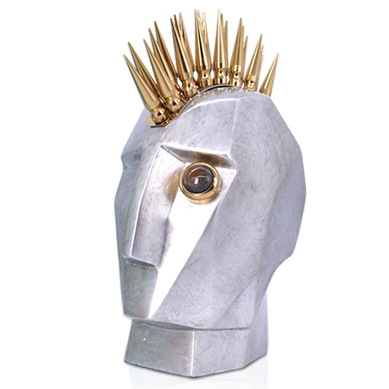 Аксессуар Kelly Wearstler Head Trip Sculpture Silver Серебряный Глянцевое золото Аксессуар Kelly Wearstler Head Trip Sculpture Silver Серебряный Глянцевое золото в Рязани | Loft Concept