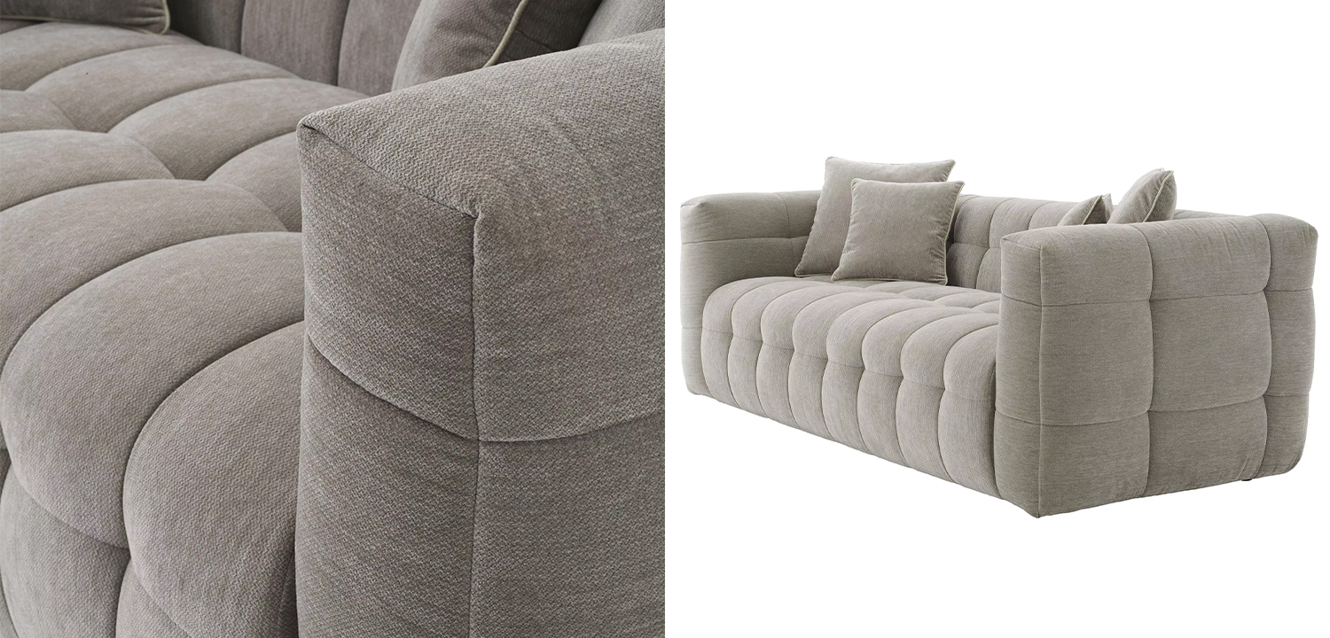 Диван Eichholtz Sofa Breva Grey - фото №2