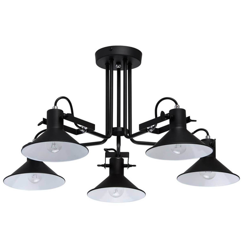 Потолочный светильник Rotating Light Black Черный матовый Потолочный светильник Rotating Light Black Черный матовый в Рязани | Loft Concept