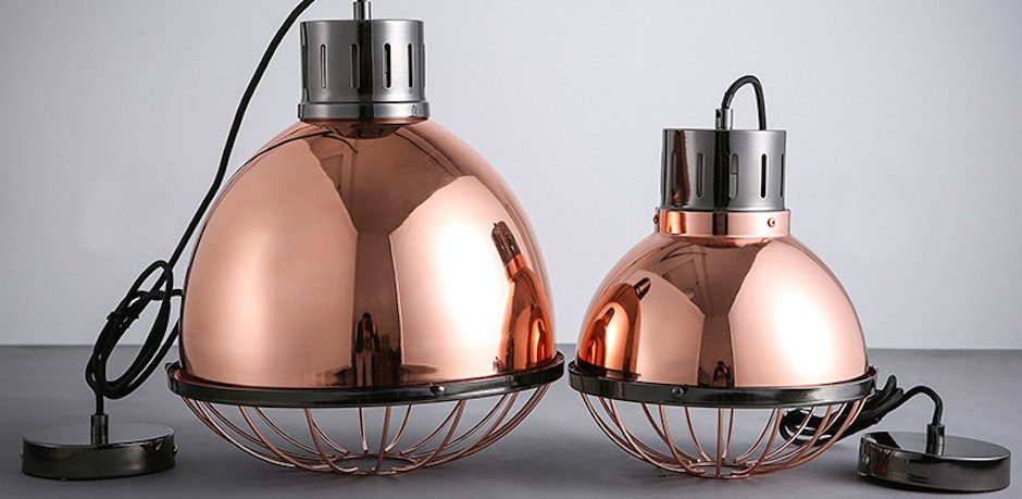 Подвесной светильник Ufo Copper Pendant Big Подвесной светильник Ufo Copper Pendant Big - Loft-Concept в Рязани