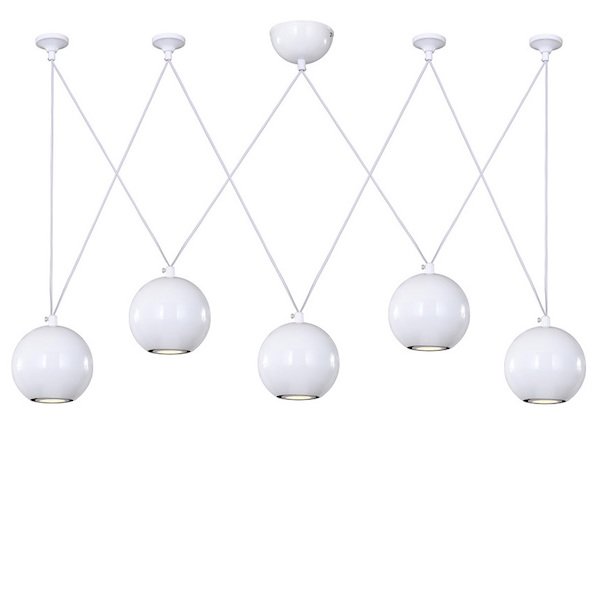 Подвесной светильник Multisphere Pendant White 5 Подвесной светильник Multisphere Pendant White 5 в Рязани | Loft Concept