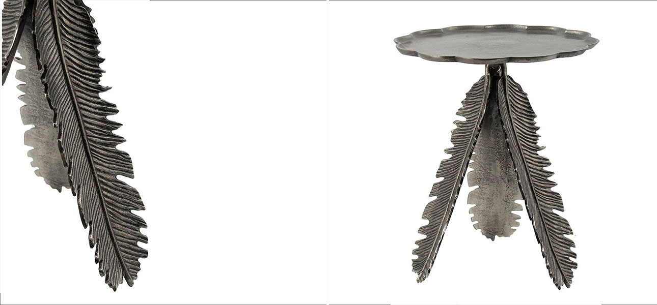 Столик алюминиевый с основанием в виде пера Raymond - фото №2