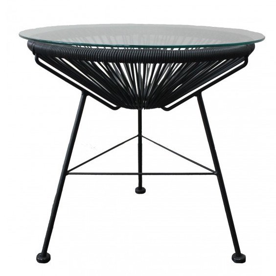 Приставной стол Acapulco side table Black Морская синь Желтый Черный Белый Зеленый Оранжевый Приставной стол Acapulco side table Black Морская синь Желтый Черный Белый Зеленый Оранжевый в Рязани | Loft Concept