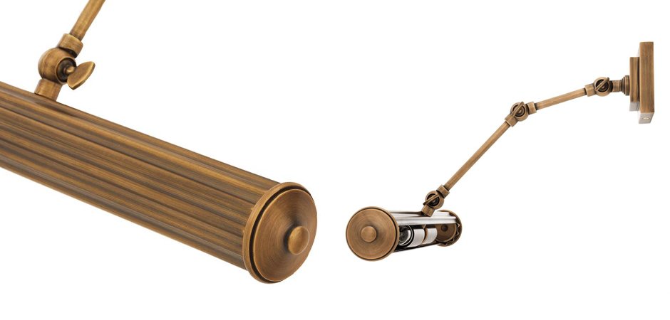 Бра Eichholtz Wall Lamp Luca L Brass Бра Eichholtz Wall Lamp Luca L Brass - Loft-Concept в Рязани