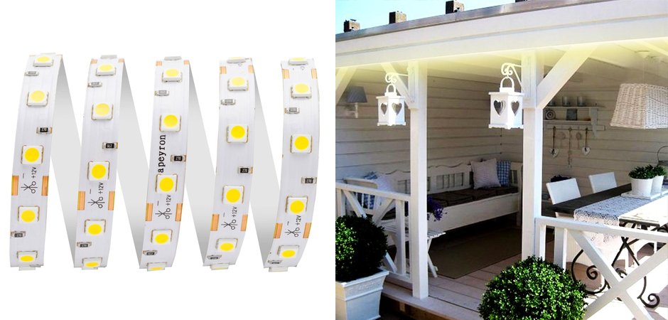 Светодиодная влагозащищенная лента 14,4W/m 60LED/m 5050SMD теплый белый 5M Светодиодная влагозащищенная лента 14,4W/m 60LED/m 5050SMD теплый белый 5M - Loft-Concept в Рязани