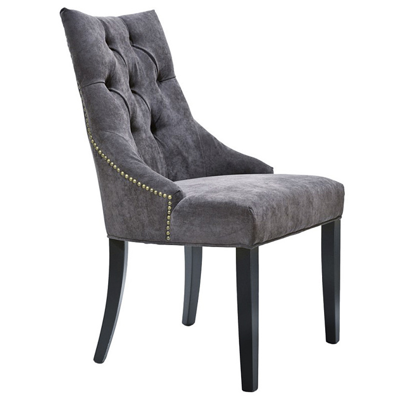 Стул Roper Chair Серый Черный Стул Roper Chair Серый Черный в Рязани | Loft Concept