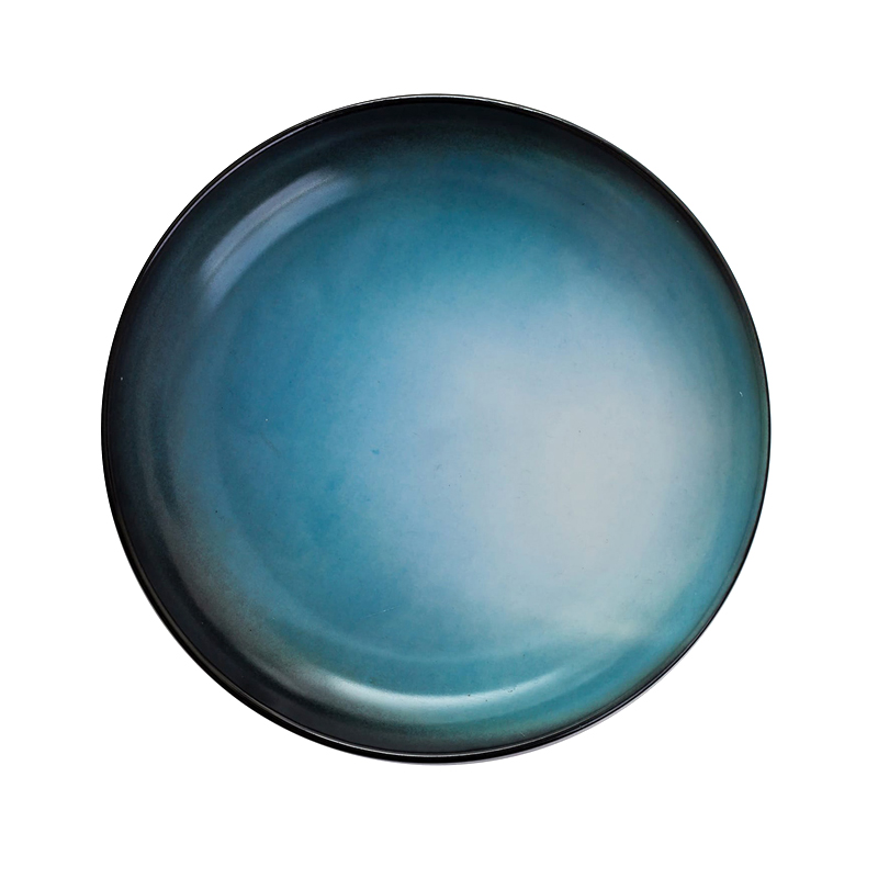 Тарелка Seletti Uranus Синий Черный Тарелка Seletti Uranus Синий Черный в Рязани | Loft Concept