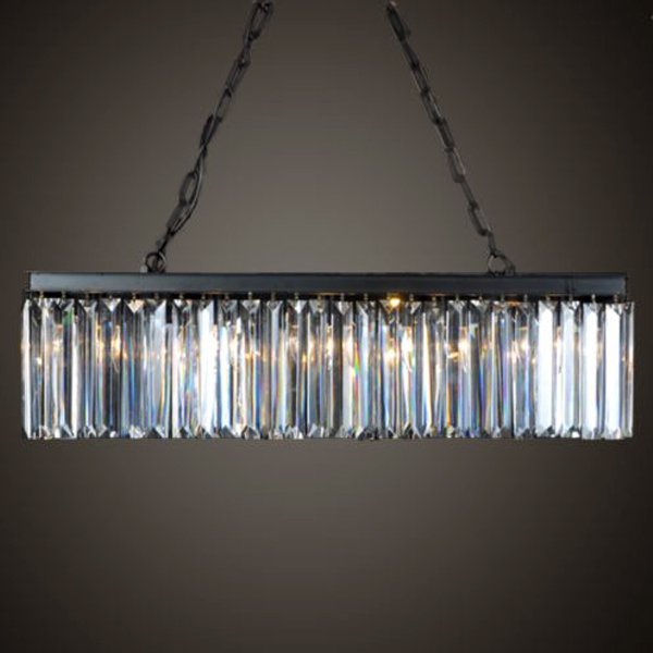Люстра RH 1920 s ODEON Clear Glass Iron 90 Люстра RH 1920 s ODEON Clear Glass Iron 90 в Рязани | Loft Concept