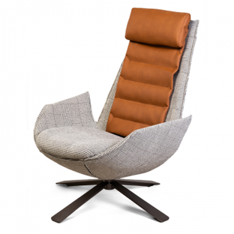 Кресло Karin Chair Светло-серый Оранжевый Кресло Karin Chair Светло-серый Оранжевый в Рязани | Loft Concept