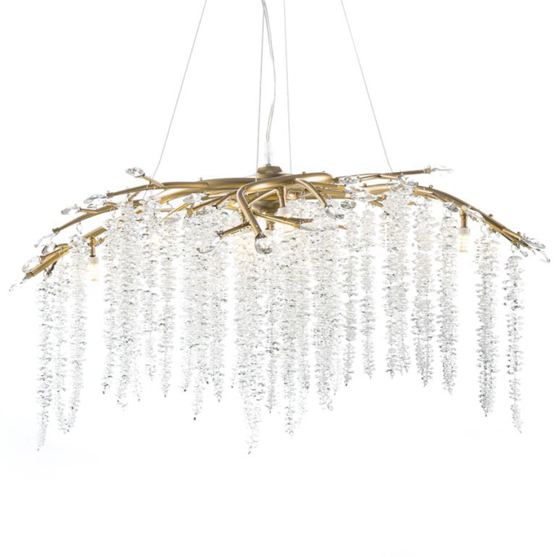 Люстра Orabel Led Chandelier Золотой Прозрачный (Transparent) Люстра Orabel Led Chandelier Золотой Прозрачный (Transparent) в Рязани | Loft Concept