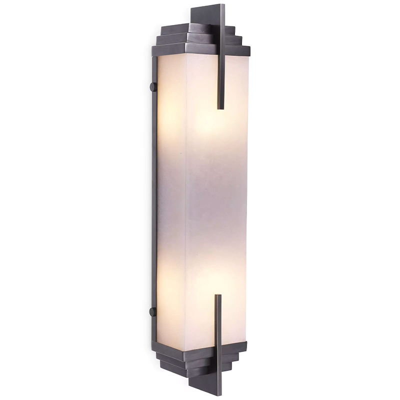 Бра Eichholtz Wall Lamp Harman Bronze Темная бронза Белое матовое стекло Бра Eichholtz Wall Lamp Harman Bronze Темная бронза Белое матовое стекло в Рязани | Loft Concept