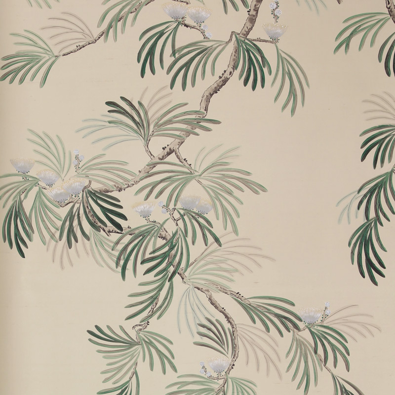 Обои ручная роспись Silk Tree Special Colurway on Sabbia slub silk Обои ручная роспись Silk Tree Special Colurway on Sabbia slub silk в Рязани | Loft Concept