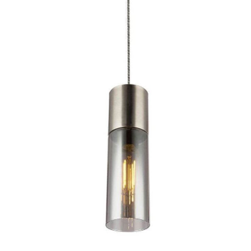 Подвесной светильник Cylinder Plafond nickel Дымчатый (Smoke) Никель Подвесной светильник Cylinder Plafond nickel Дымчатый (Smoke) Никель в Рязани | Loft Concept