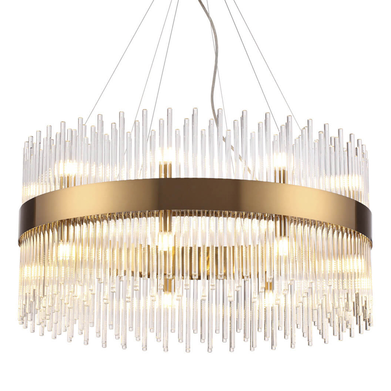 Люстра Nembus Lynn Chandelier Бронза Прозрачный Люстра Nembus Lynn Chandelier Бронза Прозрачный в Рязани | Loft Concept