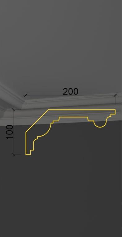 Гладкий карниз KT-20 Гладкий карниз KT-20 в Рязани