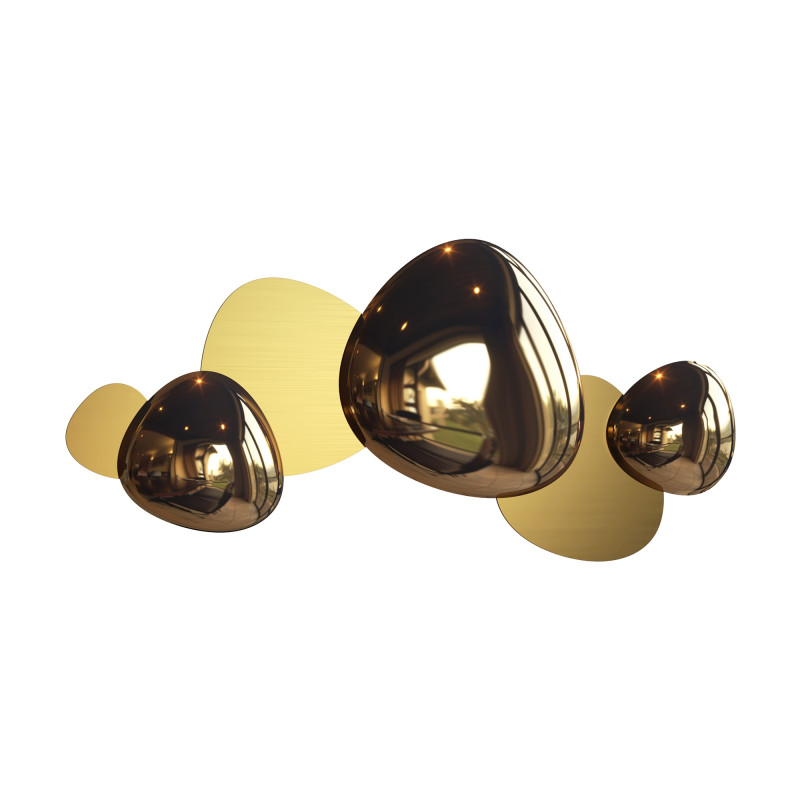 Бра Gold Matt & Gloss 2 Глянцевое золото матовое золото Бра Gold Matt & Gloss 2 Глянцевое золото матовое золото в Рязани | Loft Concept