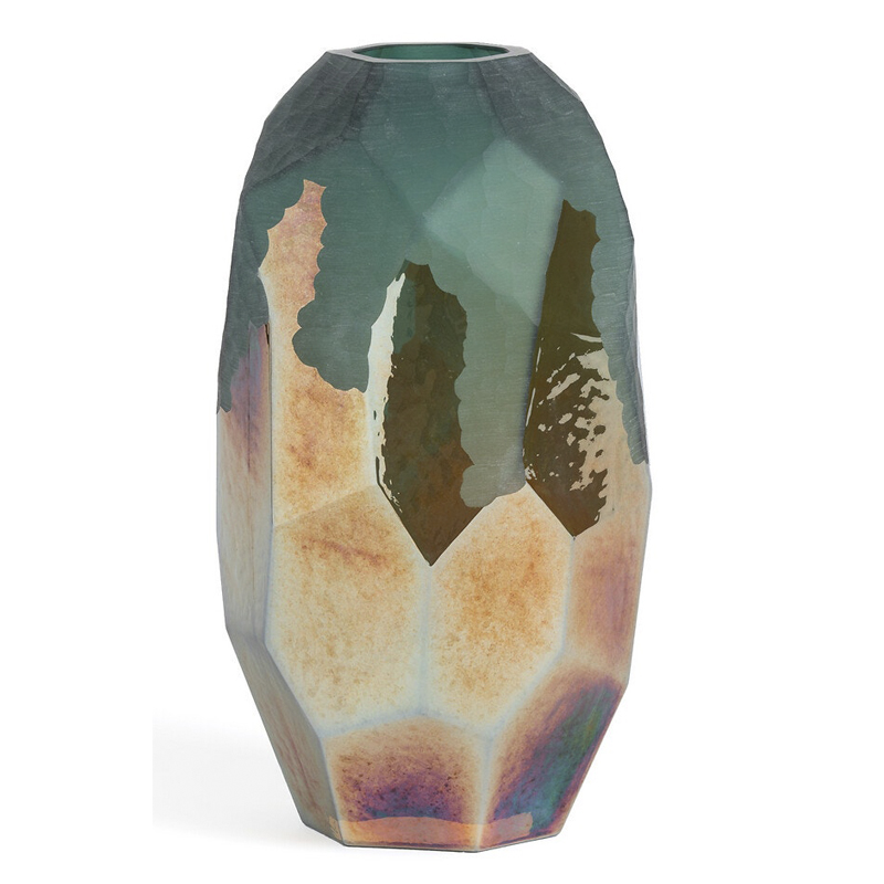 Ваза Giacomo Vase 35 Зеленый Золотой Ваза Giacomo Vase 35 Зеленый Золотой в Рязани | Loft Concept